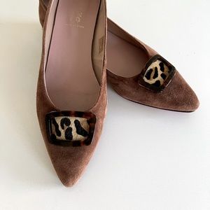 Suede ballerina flats by Bisue Ballerinas (Anthropologie)